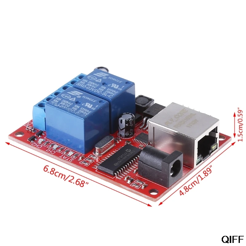 Прямая поставка и LAN Ethernet 2 способ релейной платы переключатель задержки TCP/UDP модуль контроллера веб-сервер Aug. 8