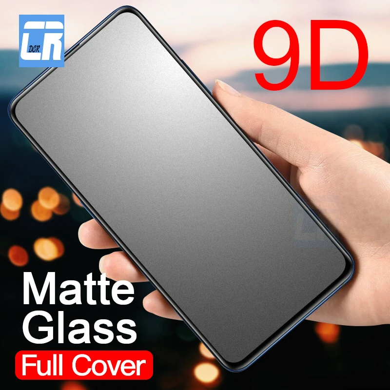 

9D Matte Protective Film Tempered Glass for OPPO Reno 2F A9 A5 2020 ACE Realme 3 5 Pro Frosted No Fingerprint Screen Protector