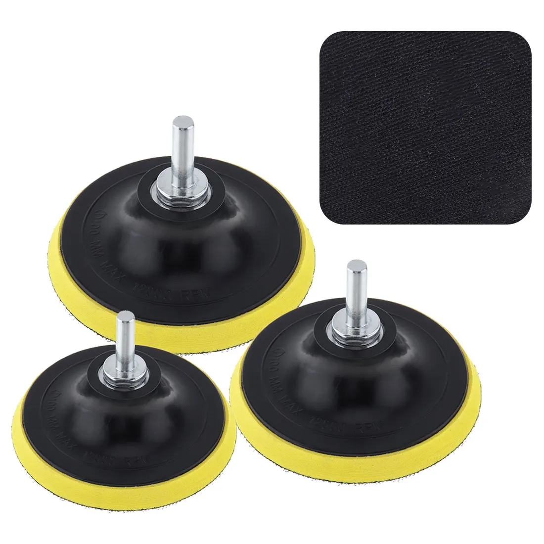 3'' 4 inch 80mm / 100mm Polishing Pad Sander Disk Sandpaper Disc