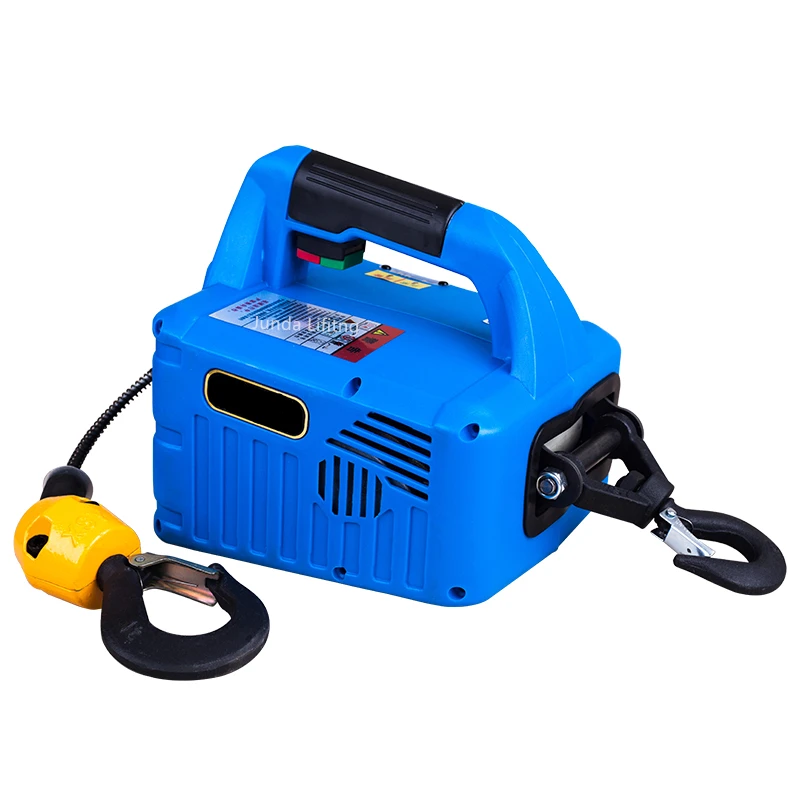220VMiniElectricHoist100KGLiftingToolswindlass500KGPortable