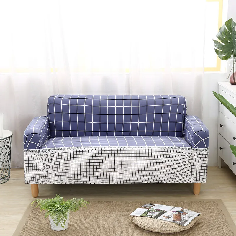 

Hot Plaid Sofa Cover On The Stretch Sofa Cushions Home Decoration Blanket For The Couch Cover Modern Sofa Covers For Living Room
