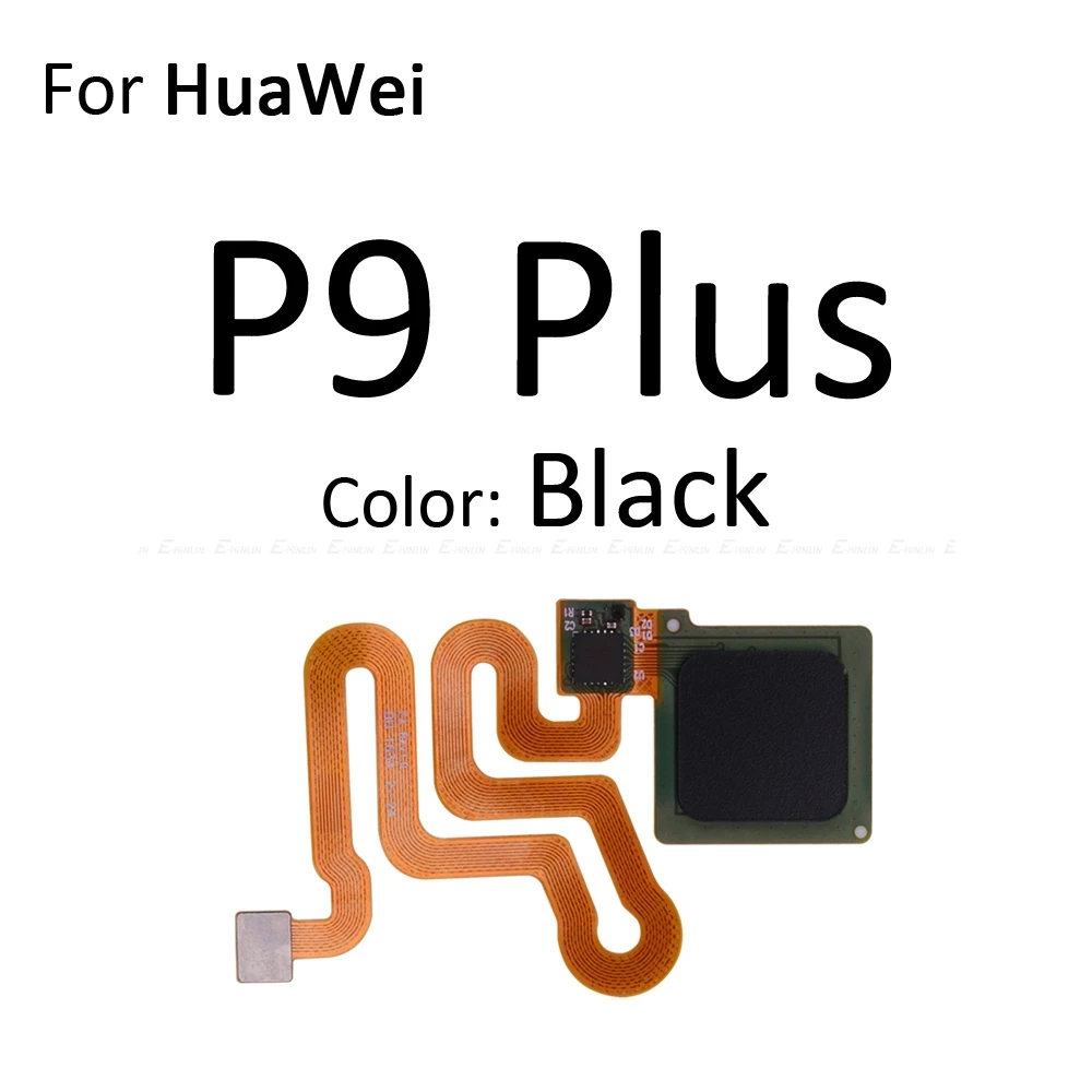 Сканер отпечатков пальцев разъем для Huawei P9 Plus P8 Lite Mini Touch sensor ID Кнопка возврата домой шлейф - Цвет: For P9 Plus Black