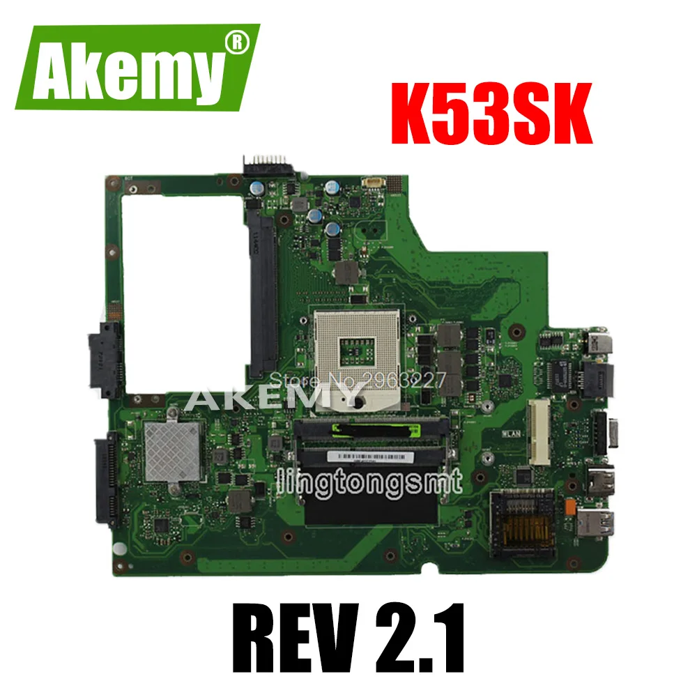 K53SK материнская плата REV2.1 HM65 для For Asus Q550JV ноутбука Тест 100% OK | Компьютеры и офис