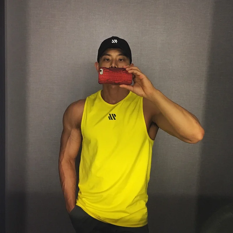 GITF Mannen Bodybuilding Tank Tops Gym Workout Fitness Mouwloos Shirt...