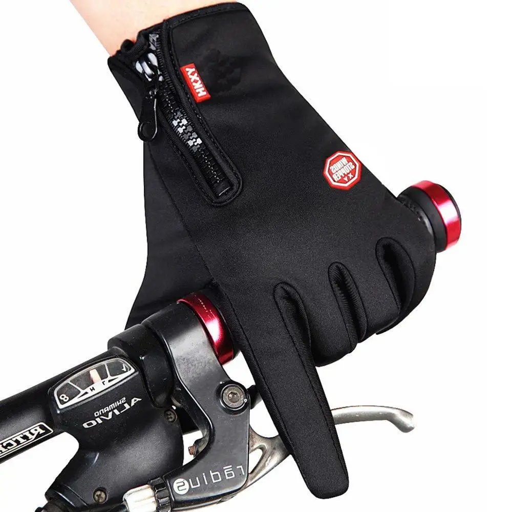 Sport-Gloves Simulated Cycling Warm Winter Women Windproof Bike Outdoor for Touchscreen-Bicycle