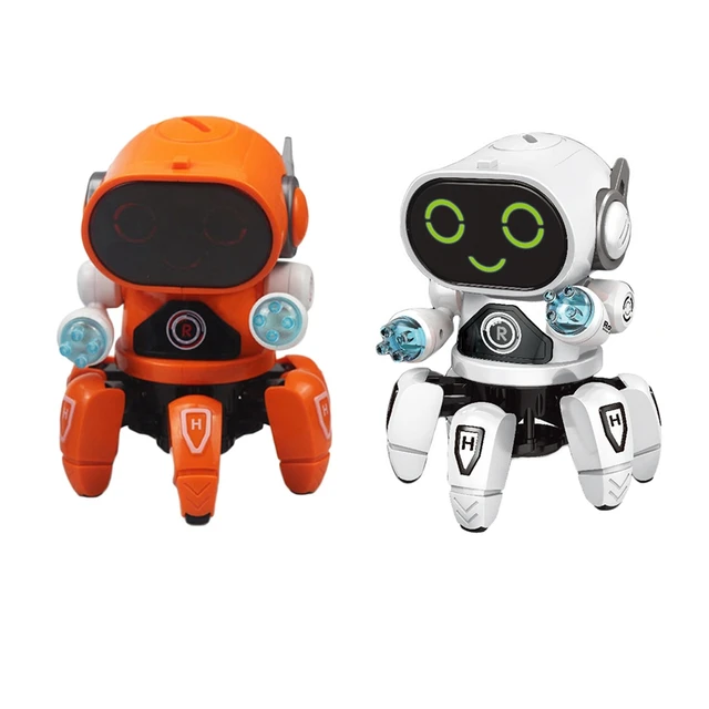 diy assembled electric robot induction educational toy