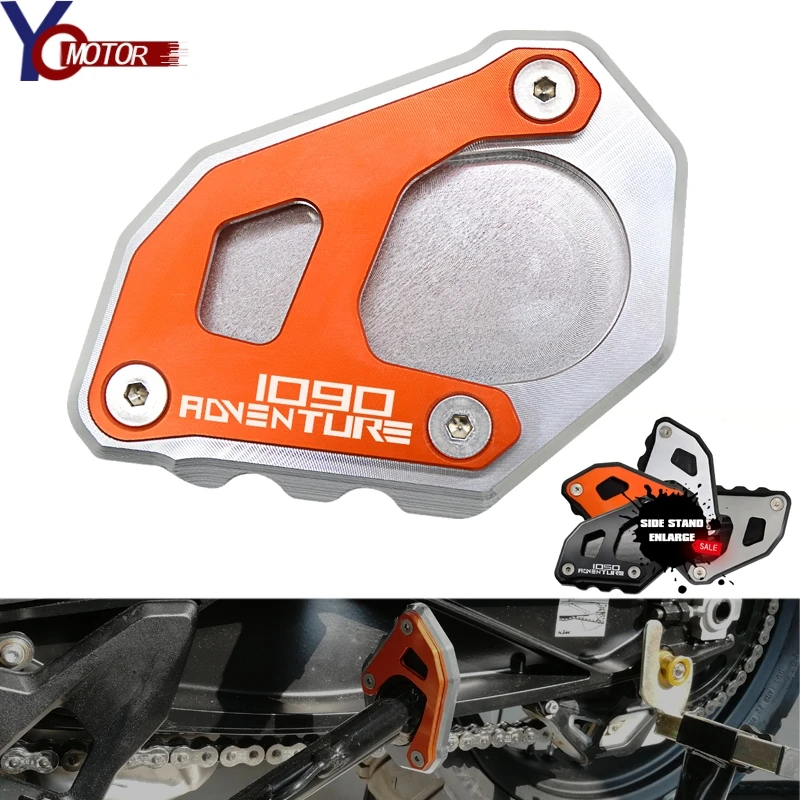 

Motorcycle Side Kickstand Stand Extension Plate Side Stand Enlarge FOR KTM 1090 Adventure 1090ADV CNC Aluminum Accessories