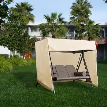 

Swing Cover Heavy Duty Dustproof Hammock Cover Glider Canopy Case Patio Furniture Waterproof Cover Patio Furniture