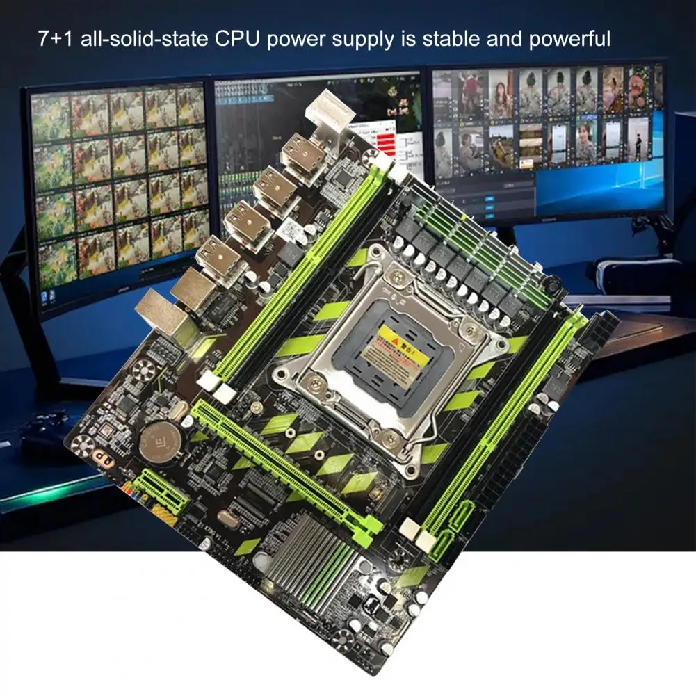 Atermiter X79g X79 Placa-mãe Lga 2011 Usb2.0 Sata3 Suporte Reg Memória Ecc e Processador Xeon e5 4ddr3 Pci-e Nvme M.2 Cabos de computador e conectores - Imagem 3