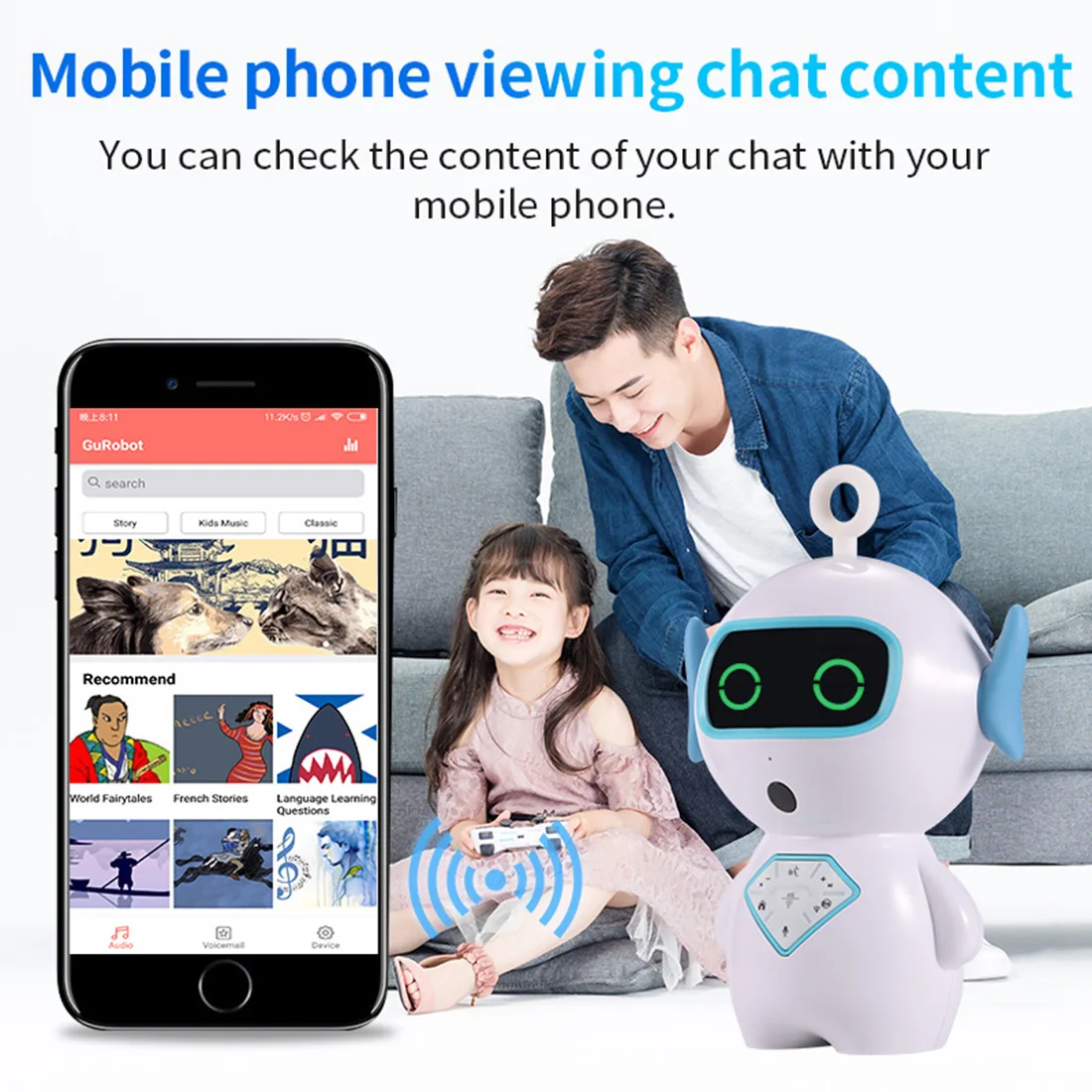 price cut  Children Intelligent Interactive Early Education Toy Smart Singing Dancing Robot Voice Recognition 