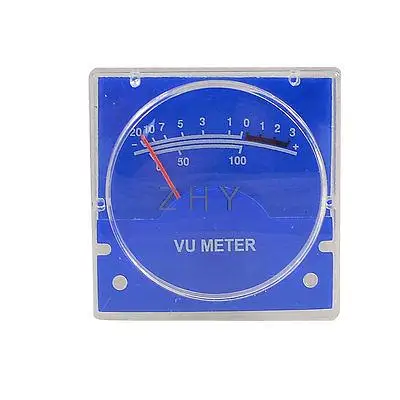 

500uA 700 Ohm 40mm x 40mm No Lamp Panel VU Meter for Audio Amp
