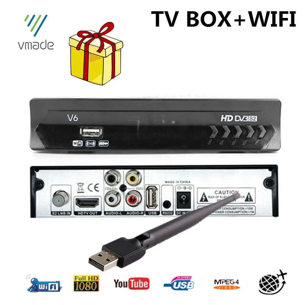 Лидер продаж спутниковый ресивер с поддержкой IKS Youtube IPTV и Wi-Fi | Электроника