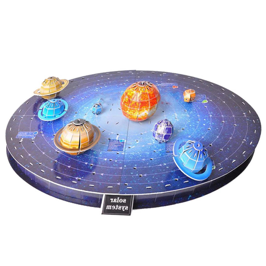 Us 1299 30 Off146pcs 3d Solar System Puzzle Set Planet Puzzle Board Game 3d Paper Diy Jigsaw Puzzle Toy 3d Puzzle Toys Model For Children Boys On