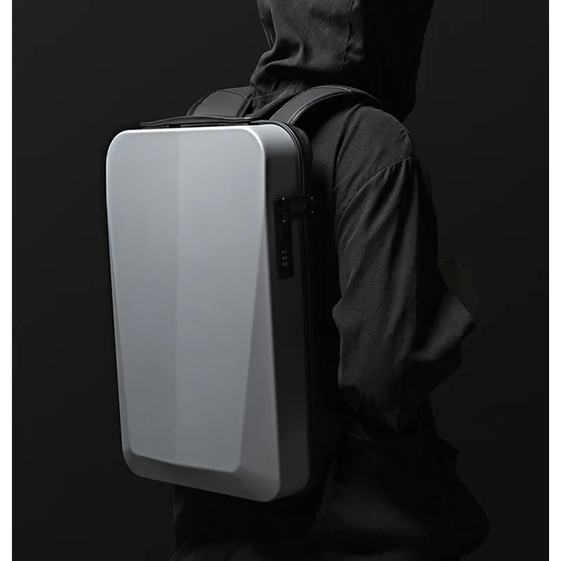 Shell Design Anti-thief TSA Lock Men Backpack Waterproof 15.6 inch Laptop Bag Man Travel Bag With USB Charging travel backpack laptop backpack