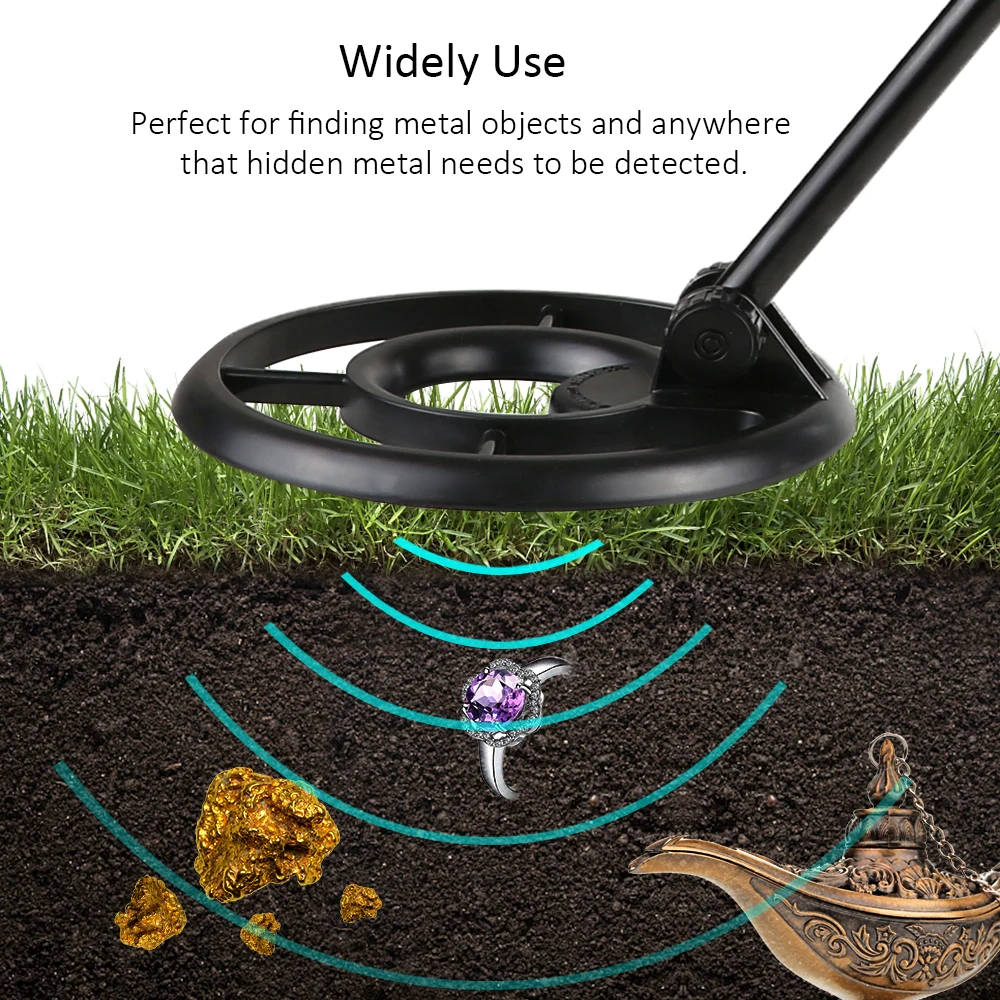 

Meterk High Sensitivity High Performance Metal Detector Underground Metal Detector Gold Digger Treasure Hunter Metal Finder