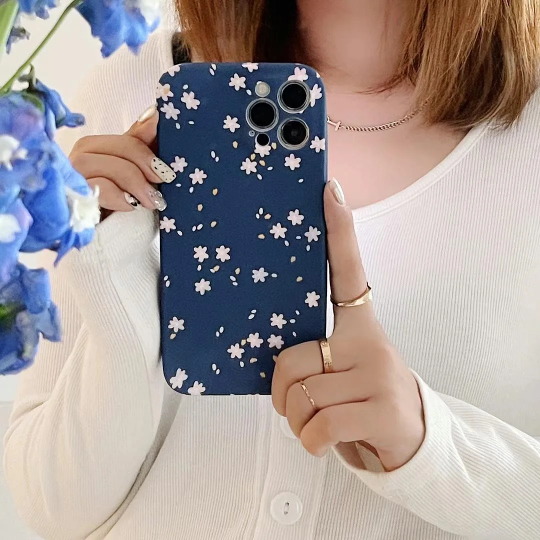 Women's Floral Printed Phone Case for iPhone