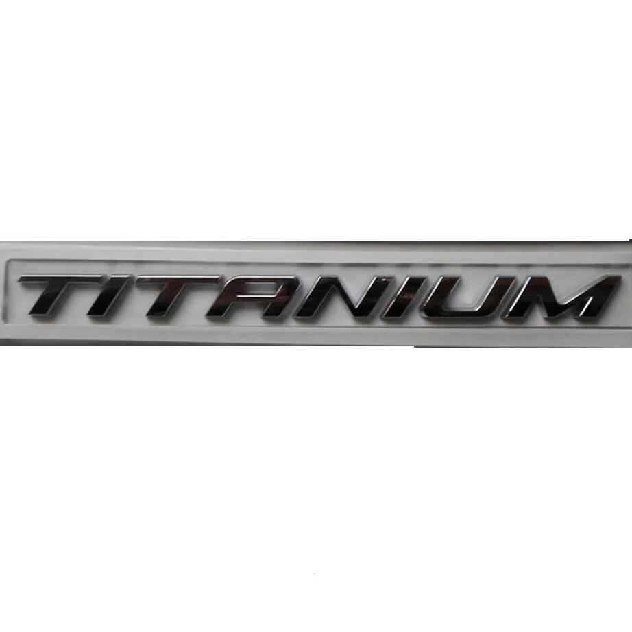 Chrome Fit for Ford Mondeo Kuga Car Emblem Badge Sticker TITANIUM mt