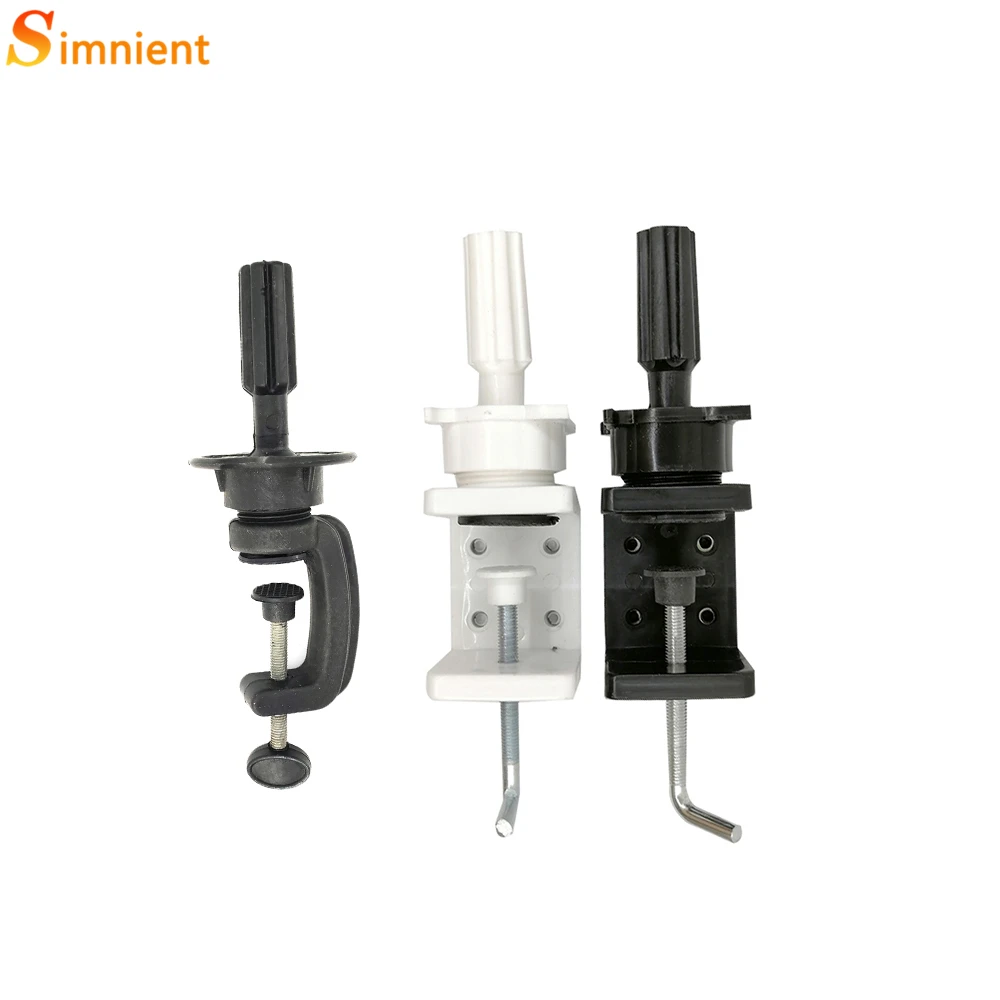 

Practice Training Mannequin Head Holder Wigs Stand Table Clamp For Hairdressing Salon Styling Wig Stand Holder White Color