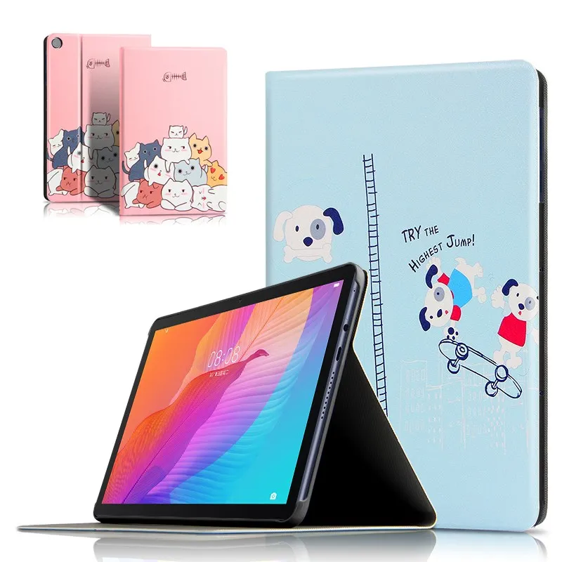 Мультяшный чехол подставка для Huawei MatePad T10s 2020 10 1 дюйма Φ защитный matepad t10s чехлы
