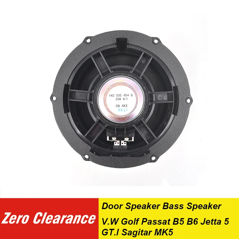 Zeroclearance абсолютно новый подлинный дверной динамик бас s 1K0035454 для V.W Golf Passat B5 B6 Jett.a 5