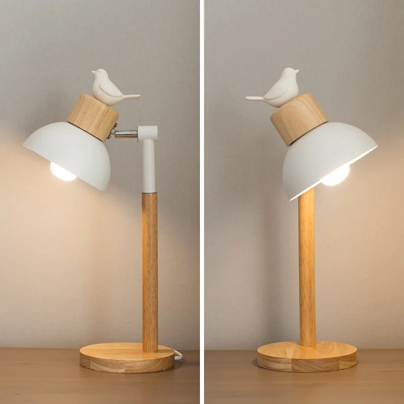 

Modern nordic minimalist table lamp creative deco lron LED desk light for living room bedroom bedside lamp study room lights e27