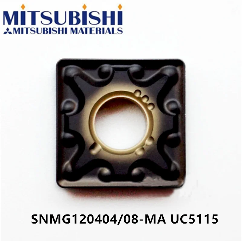 Mitsubishi SNMG120404-MA UC5115 оригинальные карбидные вставки токарный инструмент держатель машины SNMG120408 SNMG1204 чугун