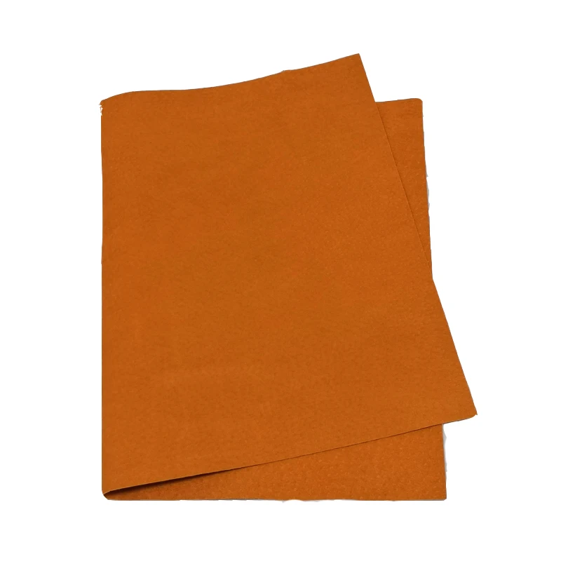 Orange 300X200X0,5 мм разноцветная обувь с подкладкой из спилка из натуральной свиной кожи, замшевая обувь, кожаный материал для кожевенного ремесла, Швейные аксессуары - Цвет: Orange