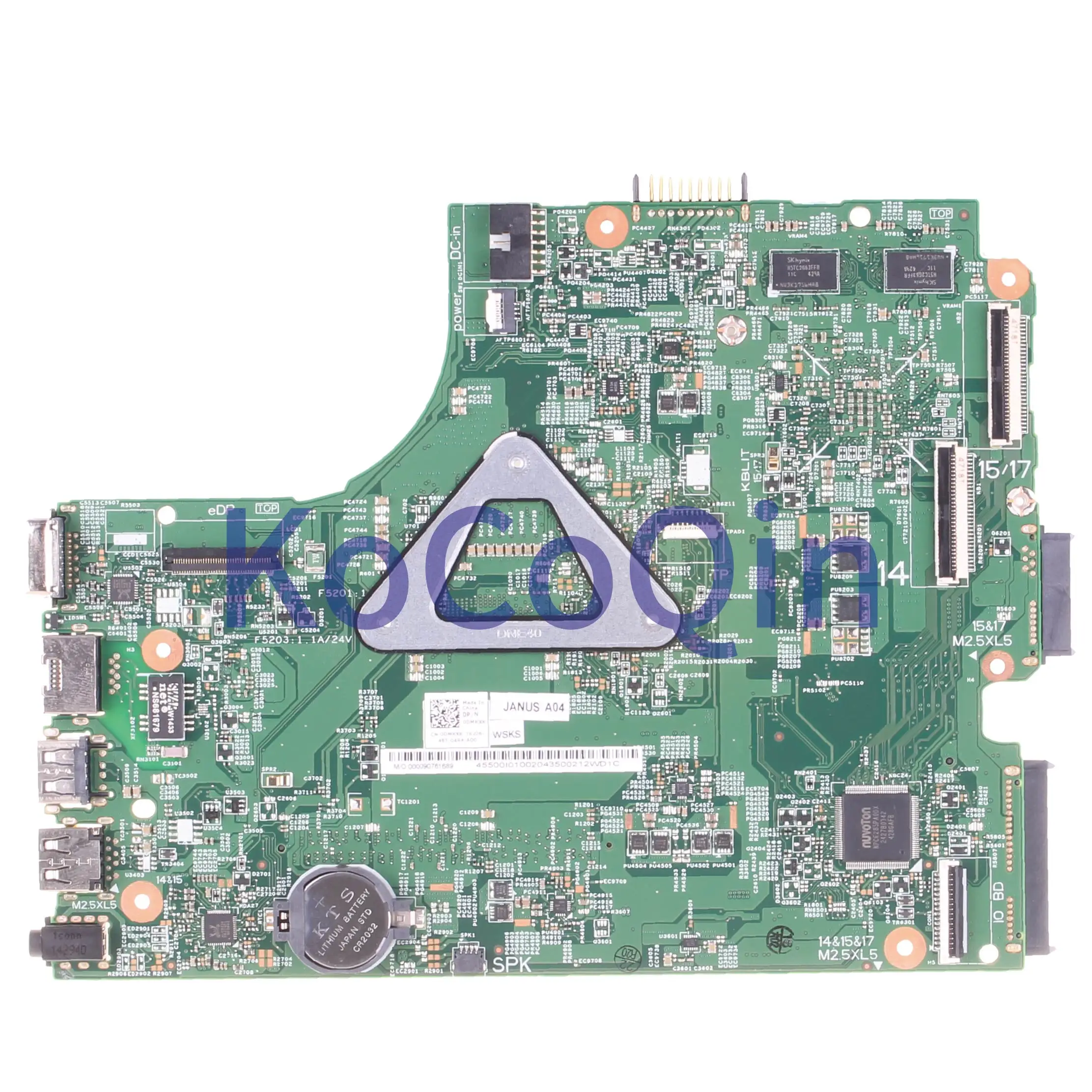 KoCoQin материнская плата для ноутбука DELL Inspiron 3546 3449 SR1EF материнская плата CN-0DMKXK 0DMKXK 13302-1 i5-4210U 1G