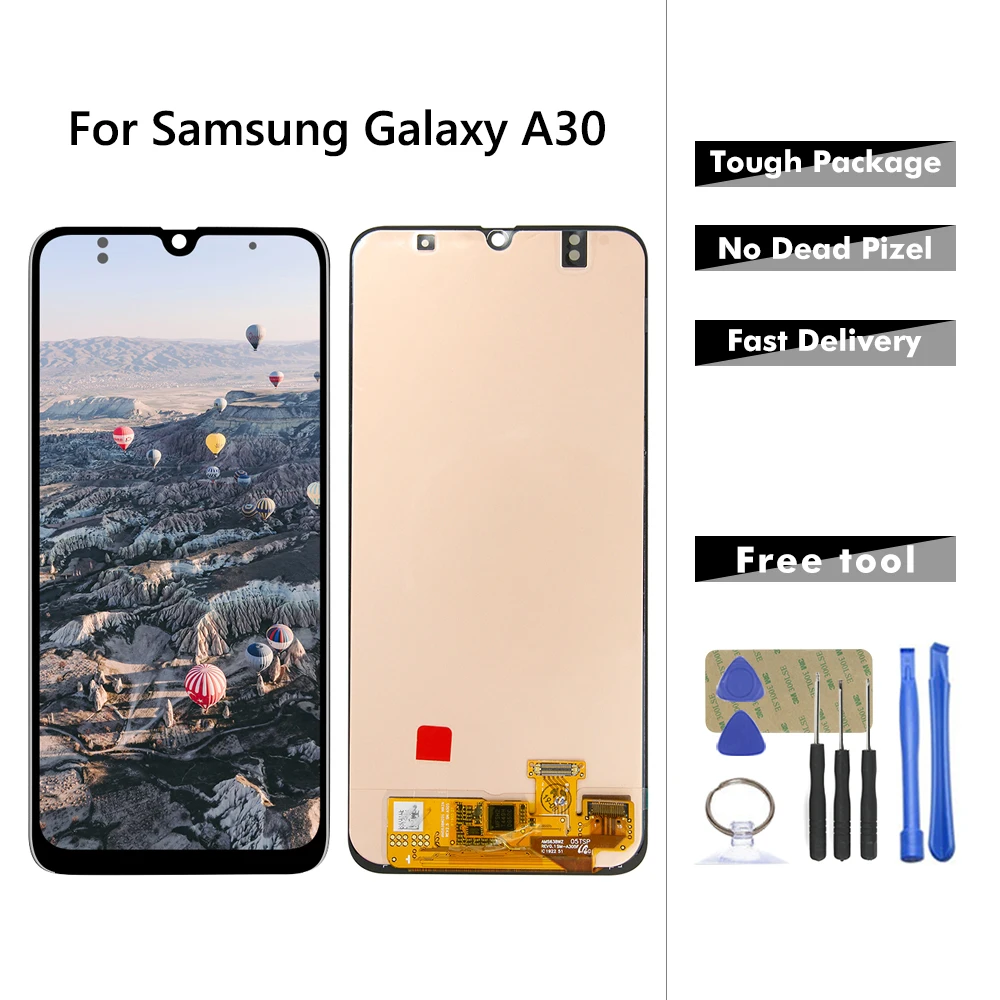 TFT ЖК дисплей для Samsung Galaxy A30 сенсорный экран дигитайзер сборка A305 SM A305FN/DS A305F/DS