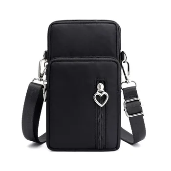 

Women's Wallet Purses Fashion Brand Cute Short Slim Large Capacity Package Nylon Waterproof Coin Card Phone Purse Female Wallets