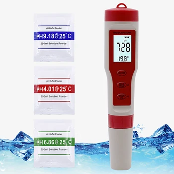 

4 In 1 Ph/tds/ec/temp Water Quality Tester Digital Multi-Parameter Tester High Accuracy Laboratory Aquariums Hydroponics Pool