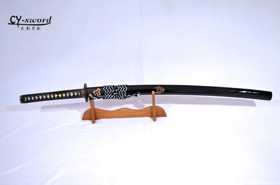 Carving saya Hand Forged Quenched 1060 Steel Full Tang Blade Japanese Katana Samurai Battle Ready Sword sharpened