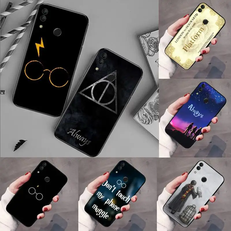 

Eternally Hogwart Harries Potter Phone Case For Huawei Honor view 7a5.45inch 7c5.7inch 8x 8a 8c 9 9x 10 20 10i 20i lite pro