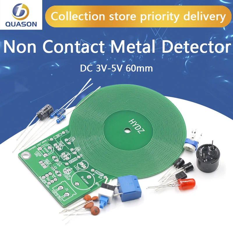 Metal Detector Electronic DC 3V 5V 60mm Non contact Sensor Board Module Electronic Part Metal