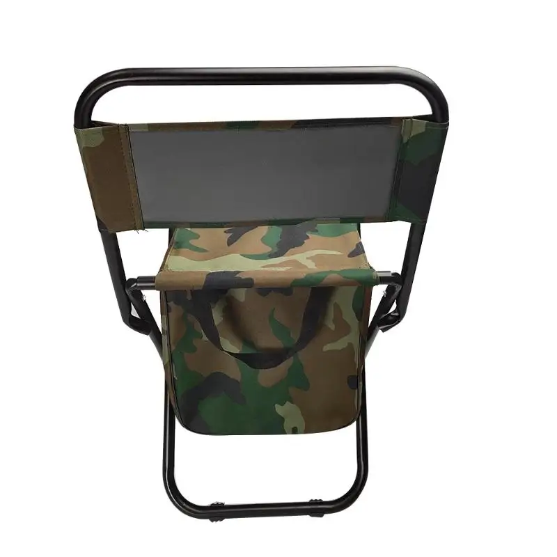Складной стул с спинкой превосходное мастерство и прочность рюкзак табурет с пикником сумка для обеда для рыбалки на открытом воздухе