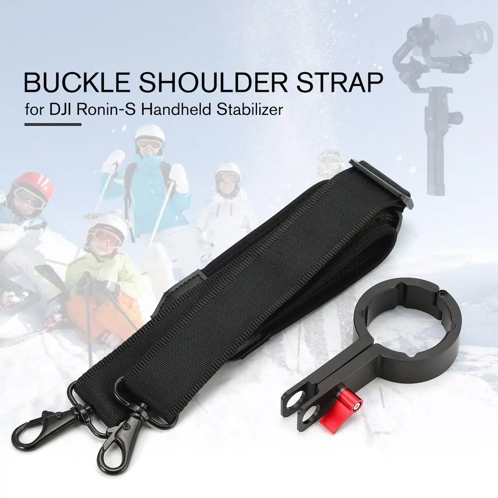 Handheld Camera Holder Hang Buckle Shoulder Strap Belt Clamp Sling for DJI Ronin-S Handheld Gimbal Stabilizer
