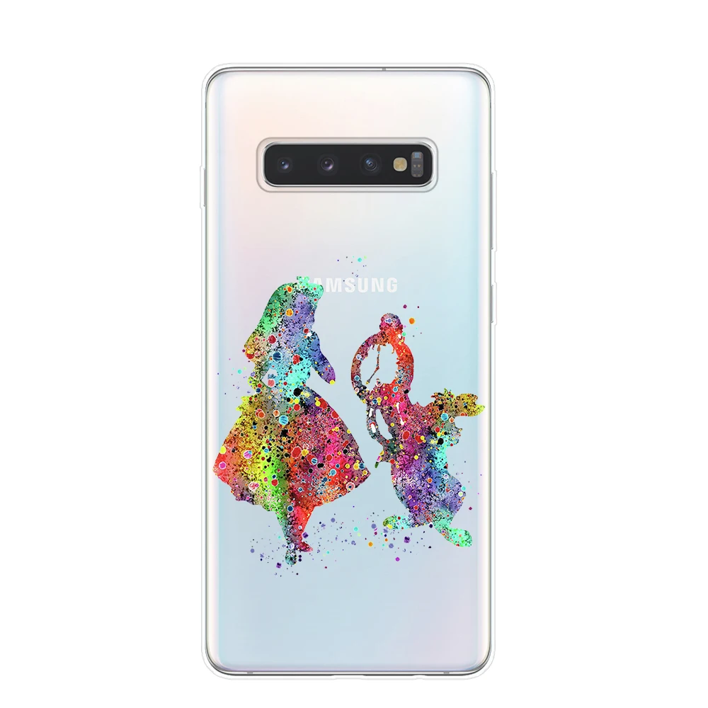 Акварельный художественный чехол с русалкой для samsung Galaxy S10 S9 S8 Plus S6 S7 Edge S10E Lite 5G