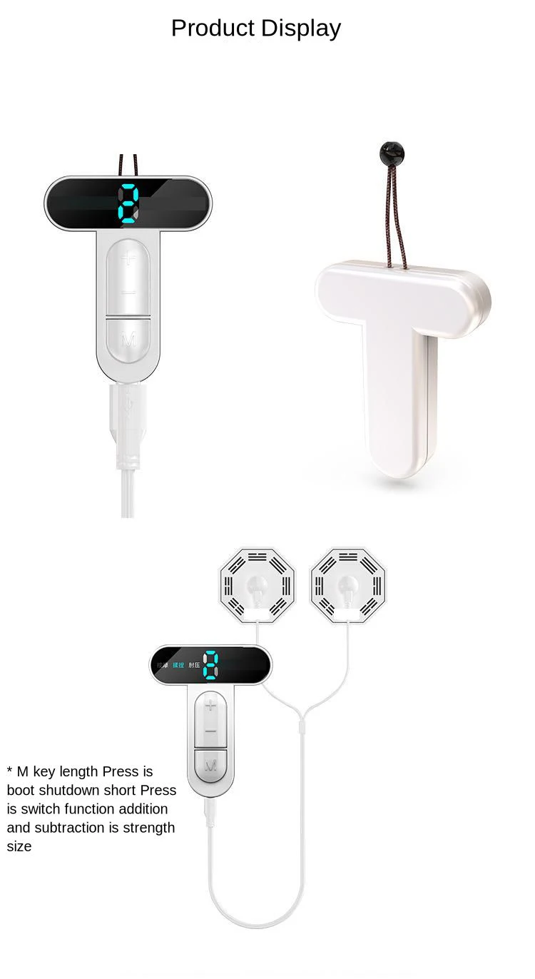 Terapia de Pulso Casa Inteligente Mini Massageador Cervical Massagem Adesivos Multi-função Corpo Acupuntura 16 Instrumento Da Massagem Da garganta