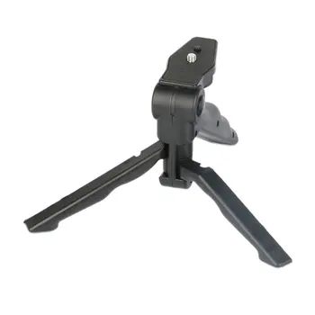 

Beauty LegDurable Black Tripod Mobile Phone Stand Desktop Tripod Bracket Countertop Small Tripod For Gopro Tripod