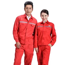 Хлопок размера плюс мужские женские Комбинезоны для мастерской на открытом воздухе Светоотражающие износостойкие антистатические рабочие газовые униформа для станции