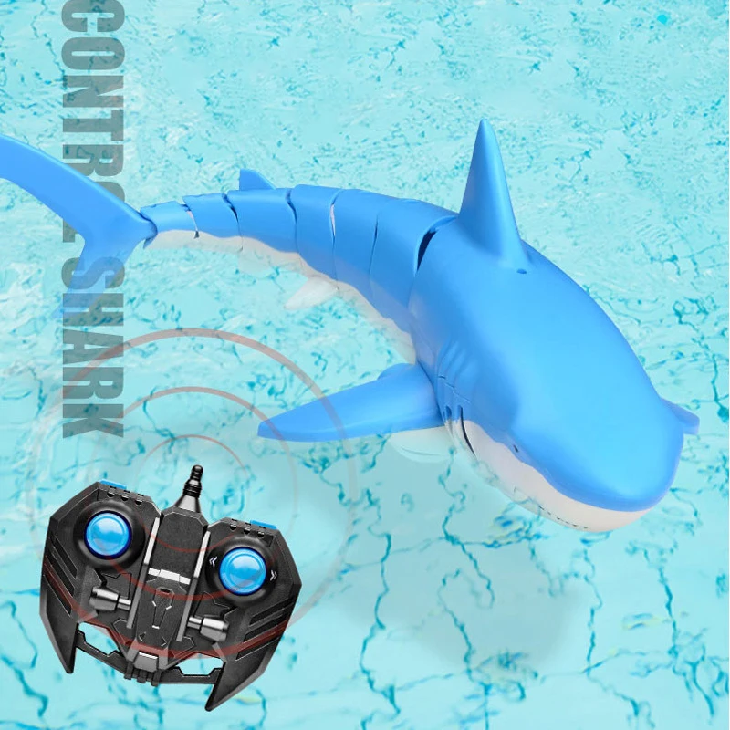 

Innovative Mini Remote Control Shark Novelty Coke Cans Underwater Remote Control Shark Children's Fish Tank Swimming Toys