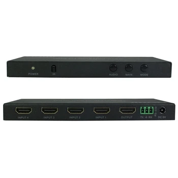 

1080P 4X1 HDMI Multi-Viewer HDMI Quad Sn Real Time HDMI Splitter Seamless Switcher with IR Control