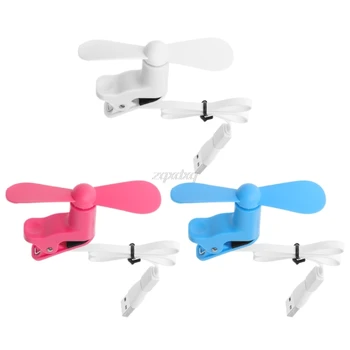 

Micro USB & USB Clip Cooling Fan For Xiaomi Android Phone PC Laptop Power Bank June 06 Dropship