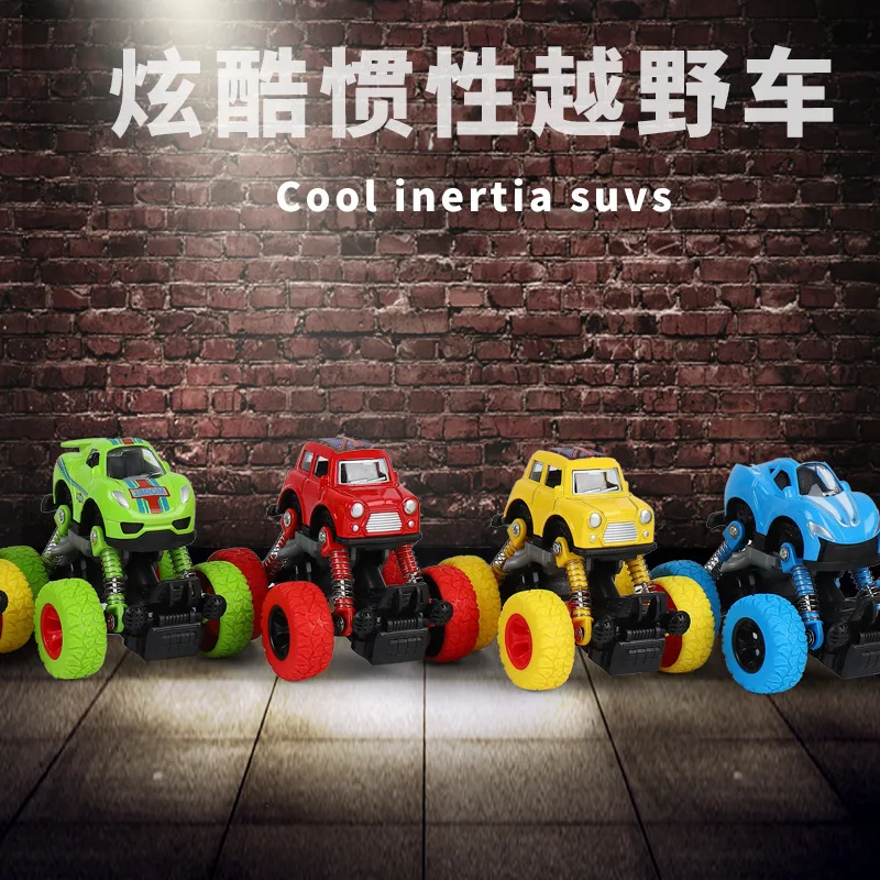 

Children Double Warrior Alloy Climbing Car Shock-resistant Big Foot off-Road Vehicle Model Boy Gift Toy