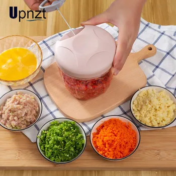 

Manual Fruit Vegetable Chopper Hand Pull Food Cutter Onion Nuts Grinder Mincer Shredder Multifunction Kitchen Accessories