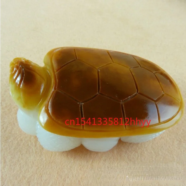 

Natural Afghan White Jade Longevity Turtle Pendant Charm Jewellery Hand-Carved Pendant for Women Men Fashion Accessories