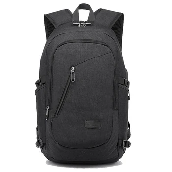 

New USB Charging Backpacks With Headphone Jack Business Laptop Men Backpack Travel School College Bag