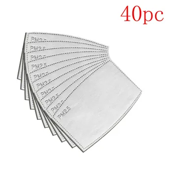 

In Stock 20/40pcs 5 Filters Activated Carbon Filter Face Breathing Insert Protective Mouth Ma Dropshipping New Care 2020 Hot