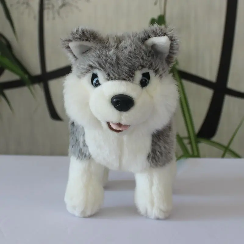 

Lovely husky dolls plush animals toys children birthday gifts soft dogs doll present