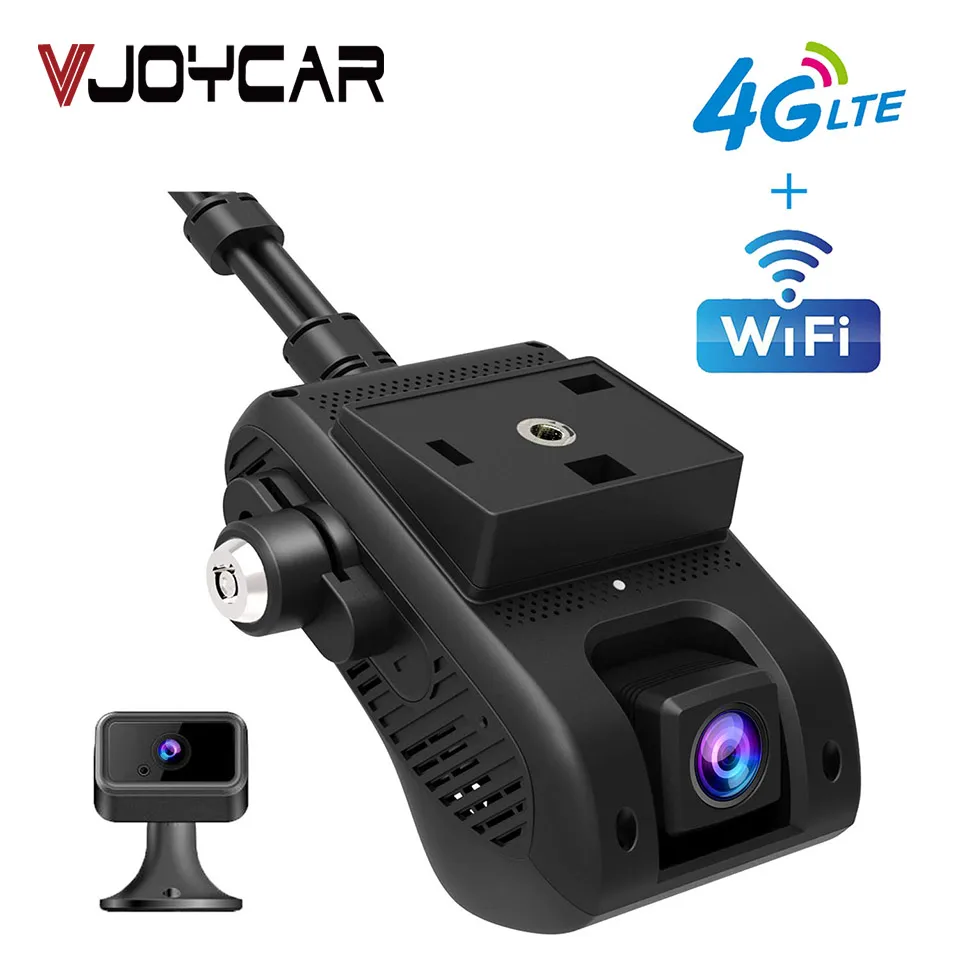 JC400 AiVision Cam 4G Car DVR Dash Camra Car Camera With HD 1080P Dual Camera GPS Tracker Remote Monitoring Live Streaming